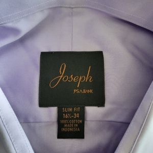 Jos A Banks Purple Dress Shirt 16 1/2 - 34